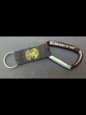 US Army Golden Knights Parachute Team Carabiner Buckle Clip Hook Keychain